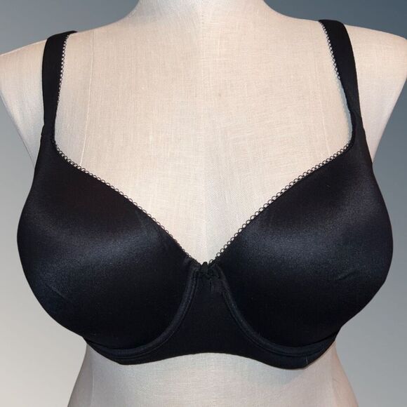 Plus Size Victoria’s Secret Black Lined Demi Bra Size 38DDD - Picture 5 of 5